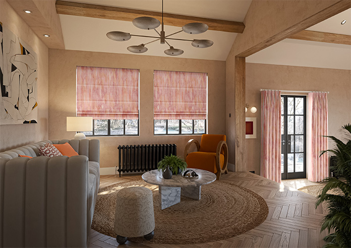 Waterfall, Romance - Roman Blind - Image 6